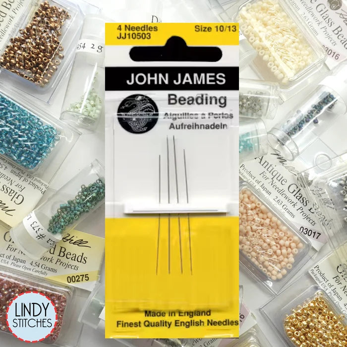 John James Beading Needles Assorted Size 10 13 Set of 4
