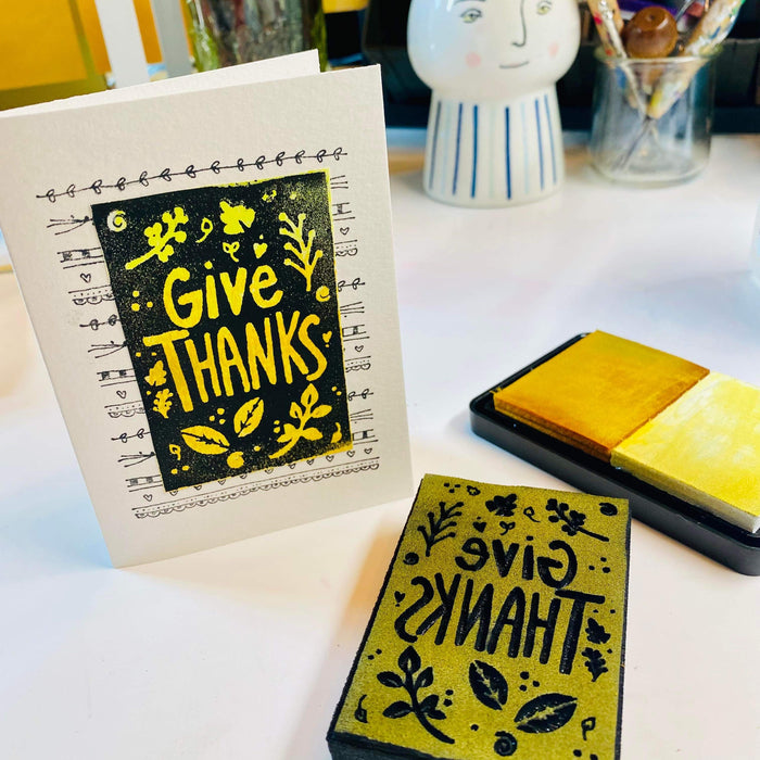 Kae Pea | Give Thanks | Foam Stamp