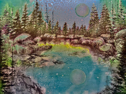 Kevin Nakagawa | Stampscapes Lakeside Cove | Foam Stamp
