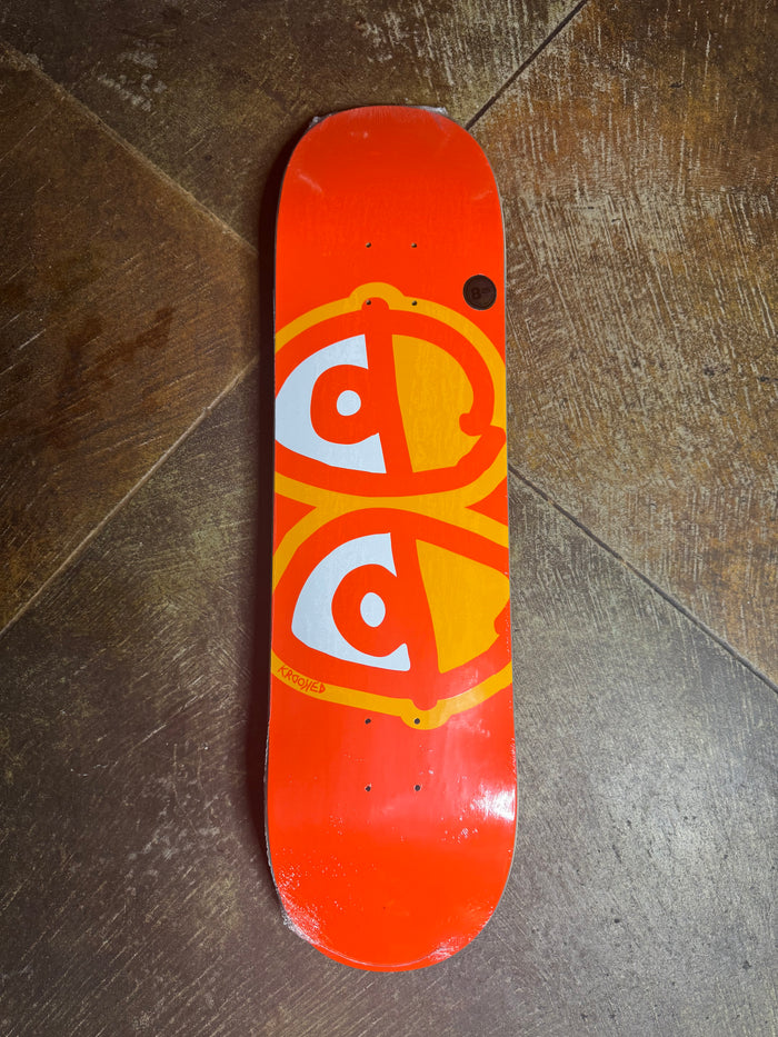 Krooked Orange Eyes Deck - 8.25 Deck