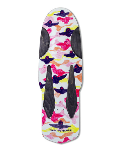 Krooked Skateboards Limited Diamond Quade Shape Day 2026 Deck - 10.75