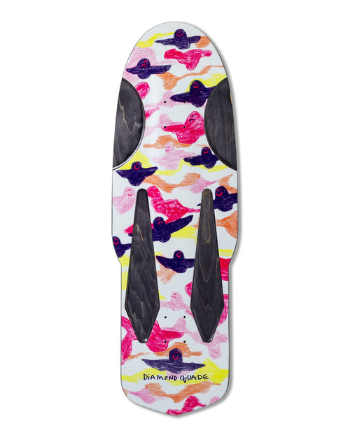 Krooked Skateboards Limited Diamond Quade Shape Day 2026 Deck - 10.75