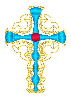 Lacey Crosses [5x7] 11425 Machine Embroidery Designs