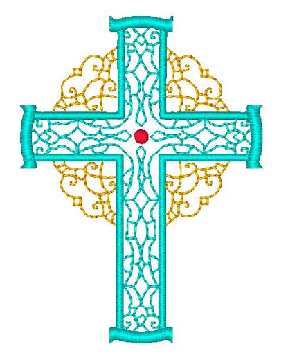 Lacey Crosses [5x7] 11425 Machine Embroidery Designs
