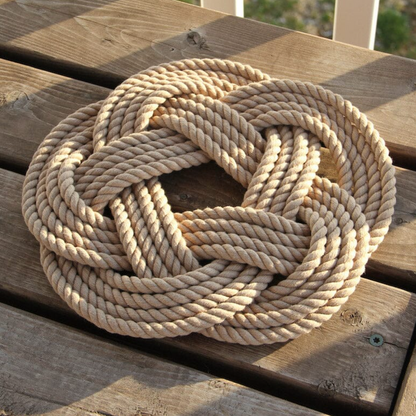Large Cotton Tan Trivet, Set of 2