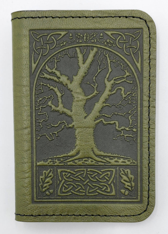 Leather Cardholder - Celtic Tree