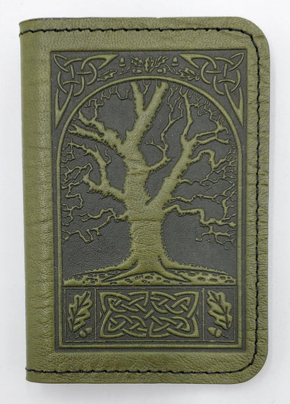 Leather Cardholder - Celtic Tree