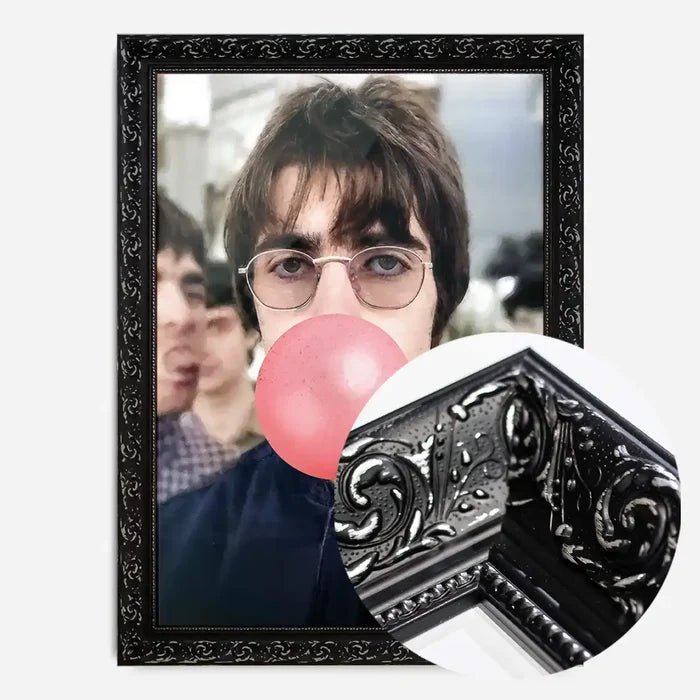 21x30cm | 8¼ x 11¾in / Black Ornate Frame