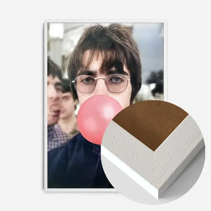 21x30cm | 8¼ x 11¾in / White Wood Frame