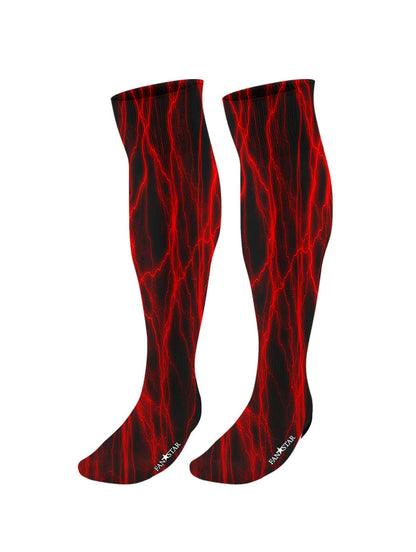 Lightning Style Knee High Socks