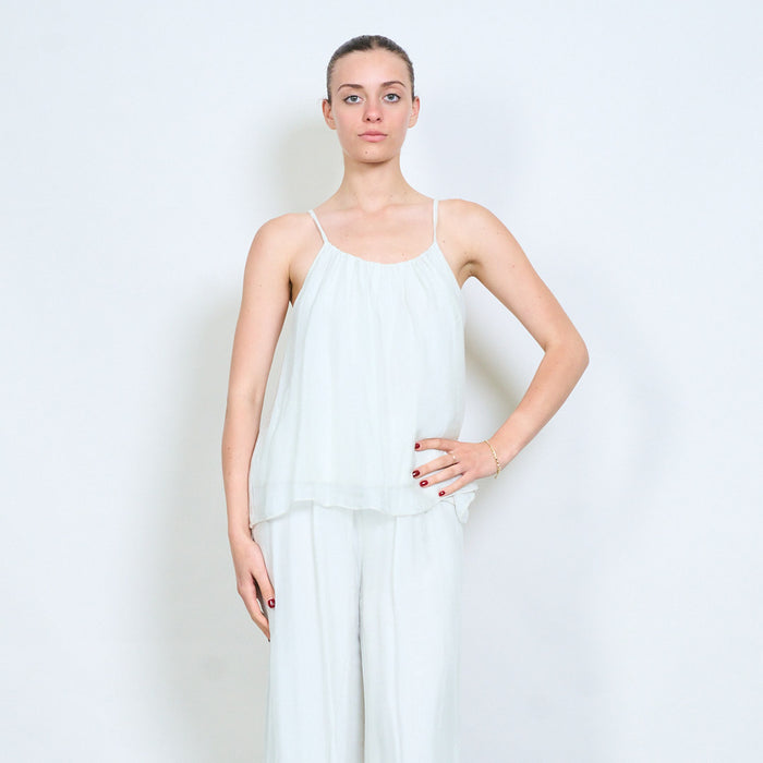 Lightweight flowy spaghetti strap camisole top wholesale