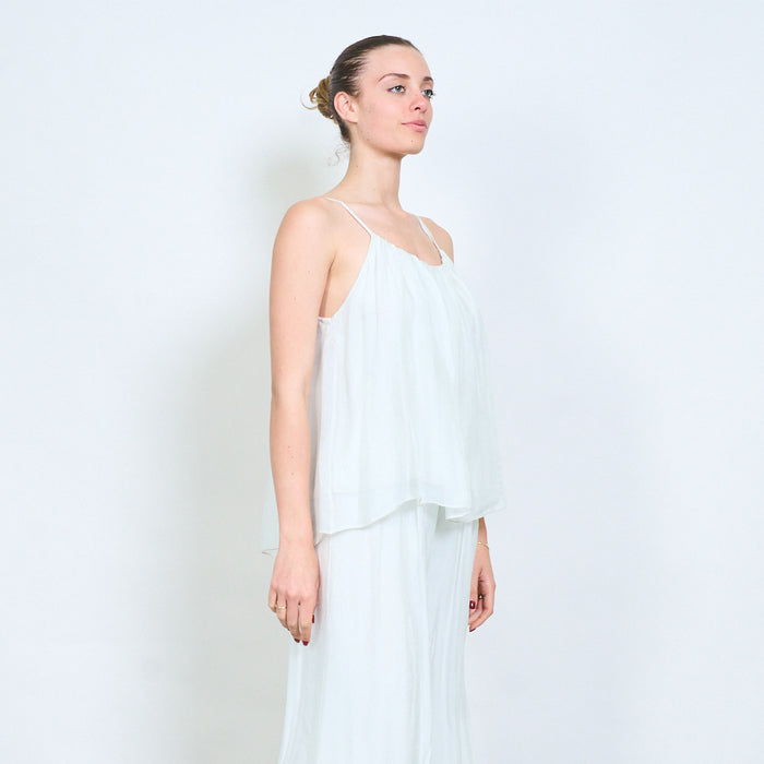 Lightweight flowy spaghetti strap camisole top wholesale