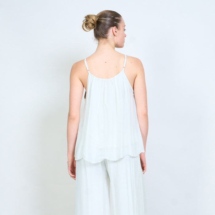 Lightweight flowy spaghetti strap camisole top wholesale