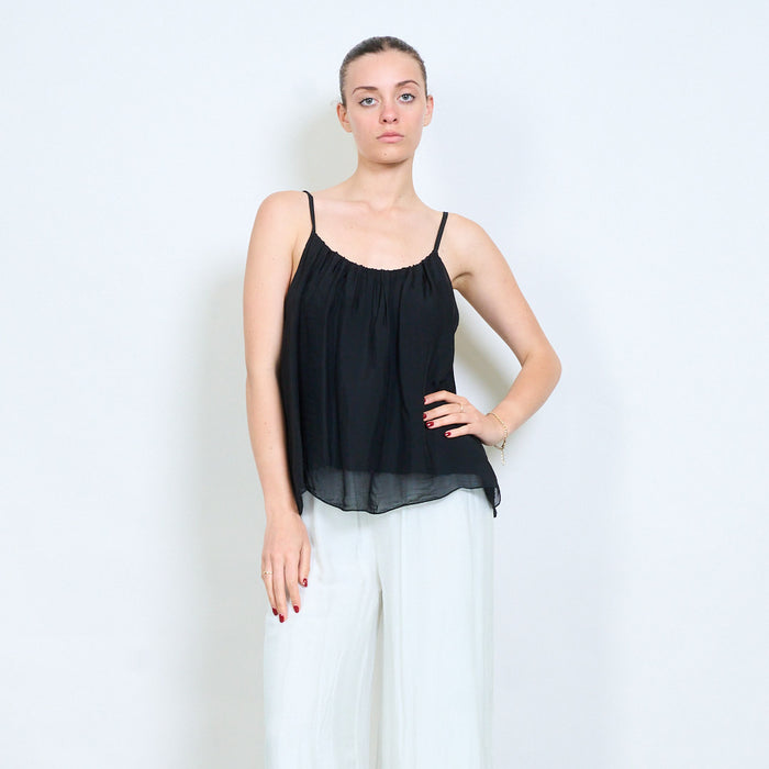 Lightweight flowy spaghetti strap camisole top wholesale