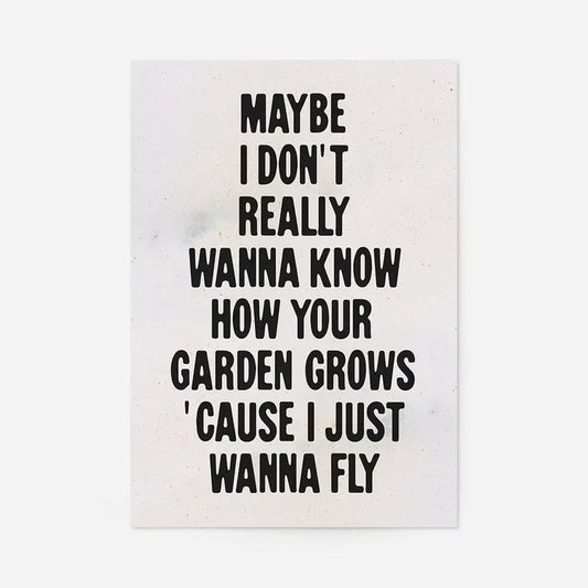 Live Forever 2025 Oasis Lyrics Print, music art print, unframed