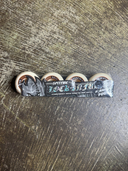Lock-In Full F4 White/ Orange Wheels - 99A (54mm, 55mm)