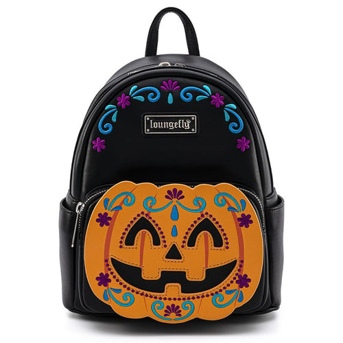 Loungefly Halloween Pumpkin Mini Backpack Front