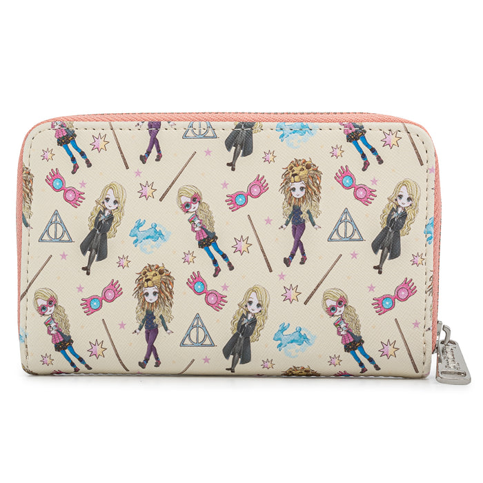 Loungefly Harry Potter Luna Lovegod AOP Zip Around Wallet