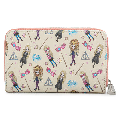 Loungefly Harry Potter Luna Lovegod AOP Zip Around Wallet
