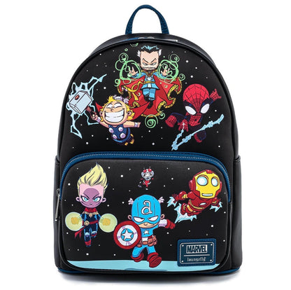 Loungefly Marvel Skottie Young Chibi Group Mini Backpack