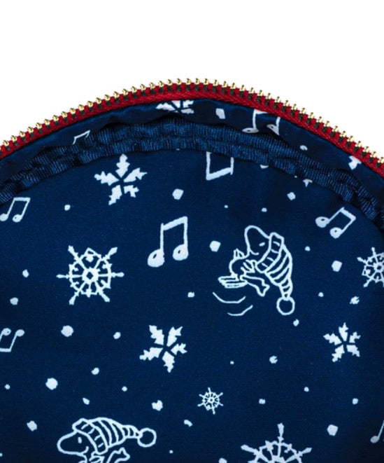 Loungefly Peanuts Holiday AOP Mini Backpack