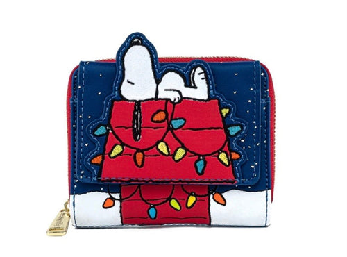 Loungefly Peanuts Holiday Snoopy House Wallet front