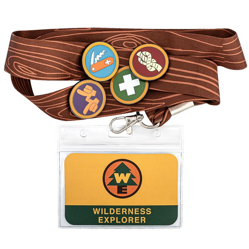Loungefly Pixar Up Wilderness Explorer Lanyard With Cardholder & 5 Enamel Pins
