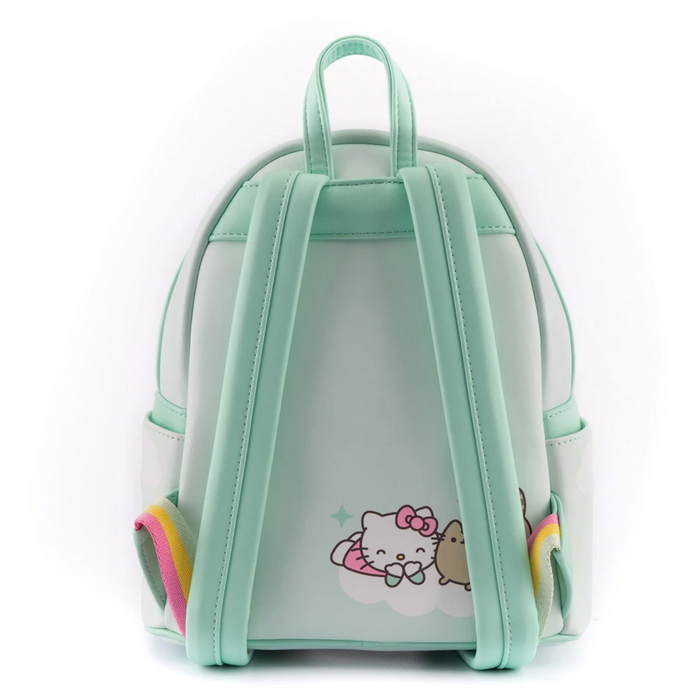 Loungefly Pusheen X Hello Kitty Balloons & Rainbow Mini Backpack