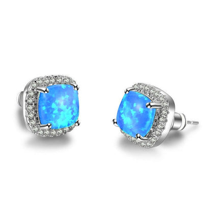 Silver Blue Opal