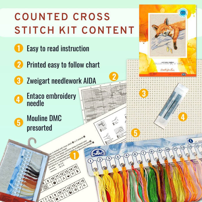 Magic Skates Counted Cross Stitch Kit by RTO M1008