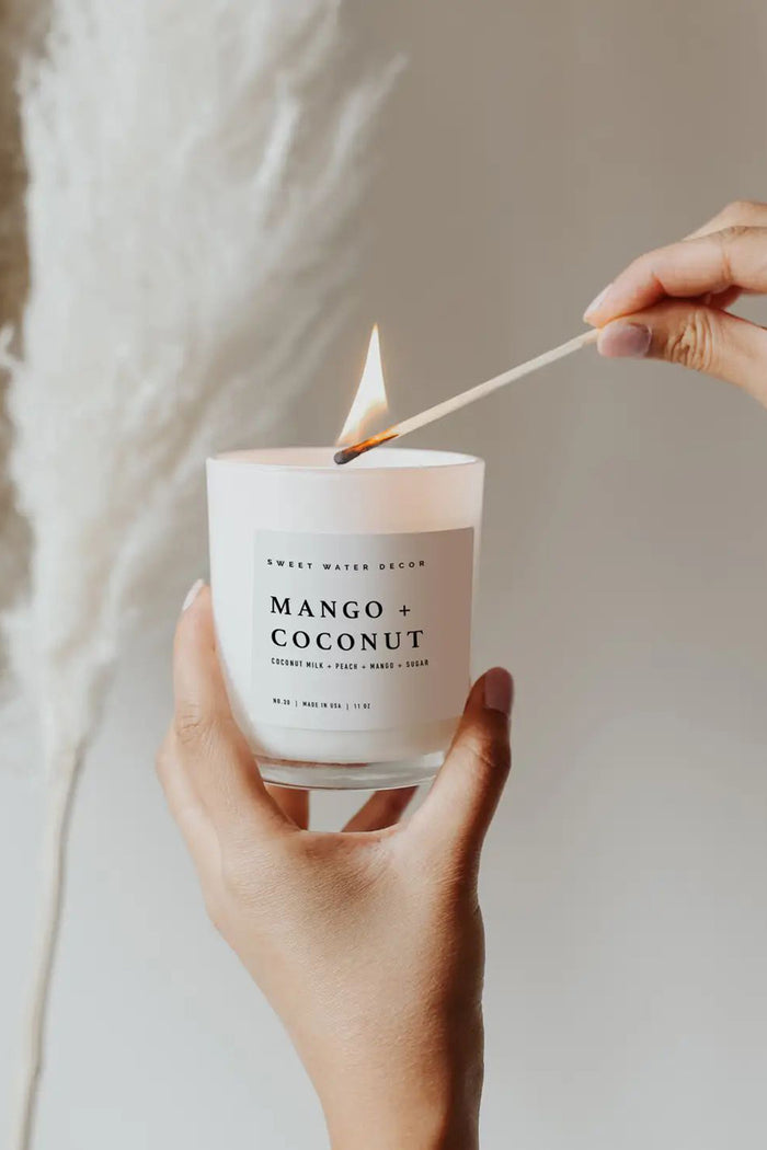 Mango & Coconut Soy Candle