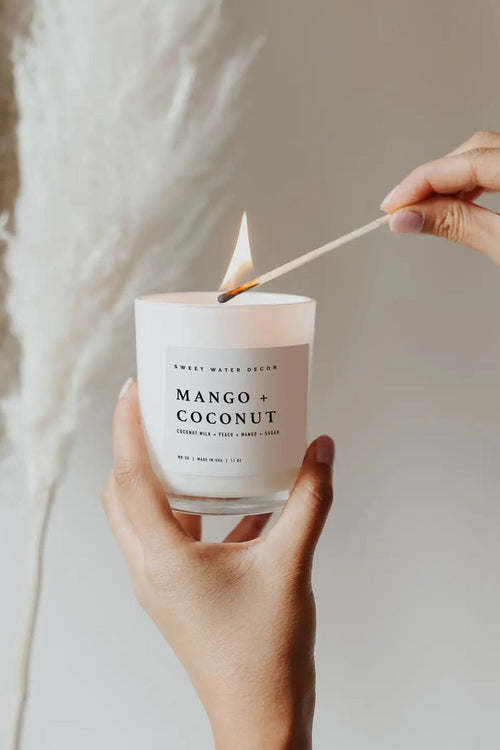 Mango & Coconut Soy Candle