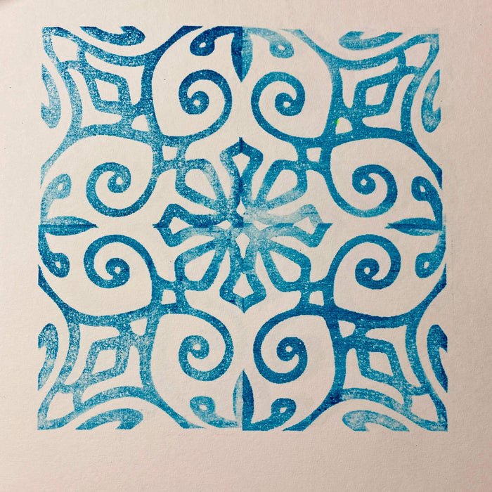 Marta Harvey | Perpetual Pinwheel | Foam Stamp