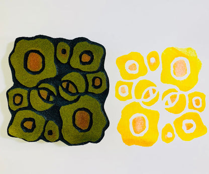 Marylinn Kelly | Bubble Flowers | Foam Stamp