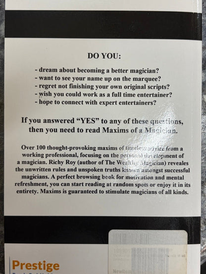 Maxims of a Magician - Richy Roy