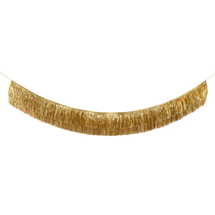 Meri Meri Gold Tinsel Fringe Garland