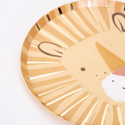 Meri Meri Lion Plates