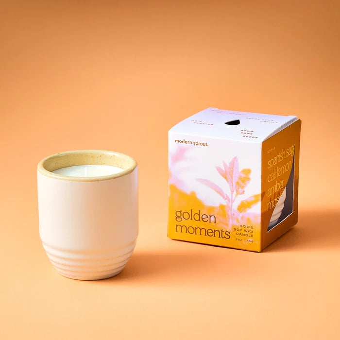 Modern Sprout Garden Vibes Candle/Planter