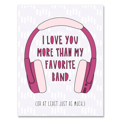 My Favorite Band Love/Anniversary Card