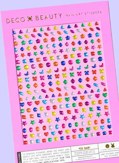 Nail Art Stickers - 90s Baby