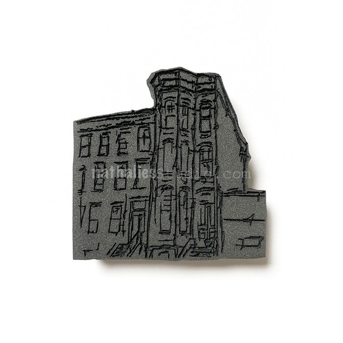 Nathalie Kalbach | Brownstone | Foam Stamp