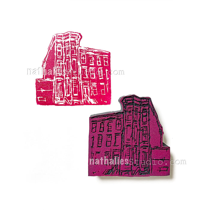 Nathalie Kalbach | Brownstone | Foam Stamp