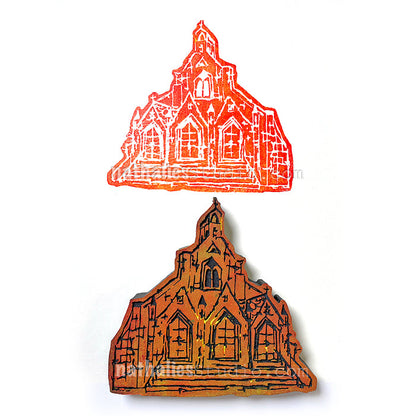 Nathalie Kalbach | Church | Foam Stamp