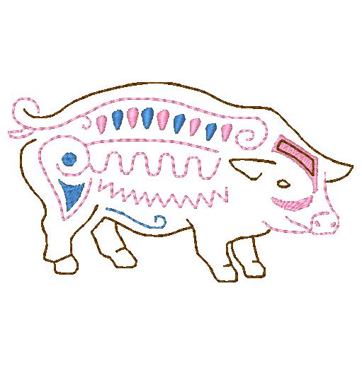 Native Farm [4x4] 11172 Machine Embroidery Designs