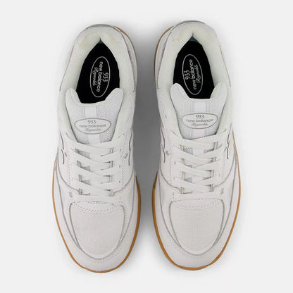 NB Numeric Andrew Reynolds 933 Shoes - White Leather/ Gum