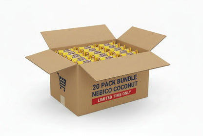Nebico Coconut Biscuits from Nepal 20 pack bulk