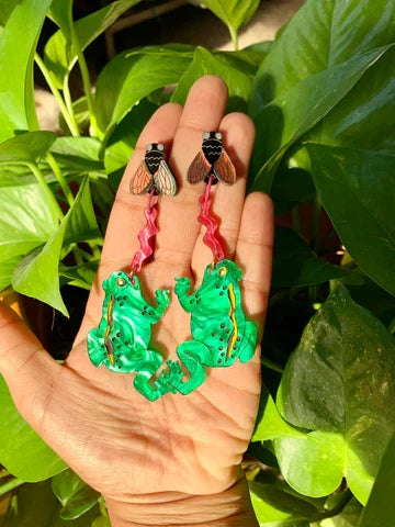 Not Picasso Large Dangle Earrings -