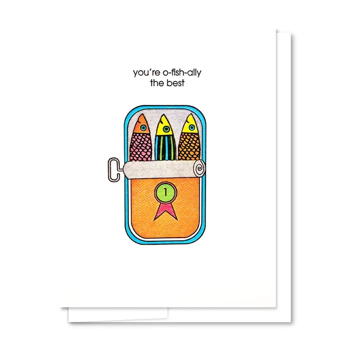 O-Fish-Ally Friendship Card