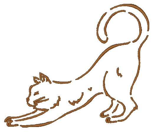 Outline Cats [4x4] 11441 Machine Embroidery Designs