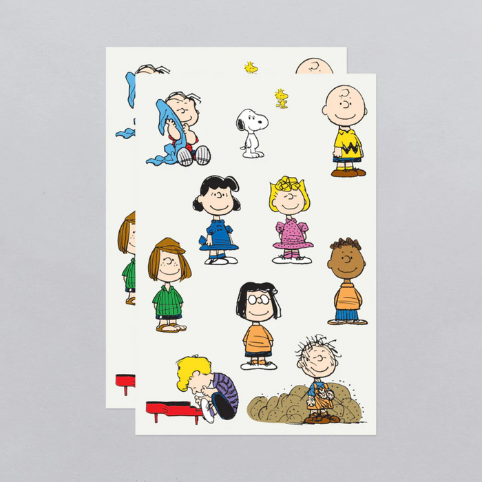 Peanuts Classic Character Tattoo Sheets